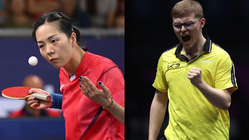 Tennis de table Top 16 européen 2024 Victoire de la Française Jia Nan Yuan, Alexis Lebrun