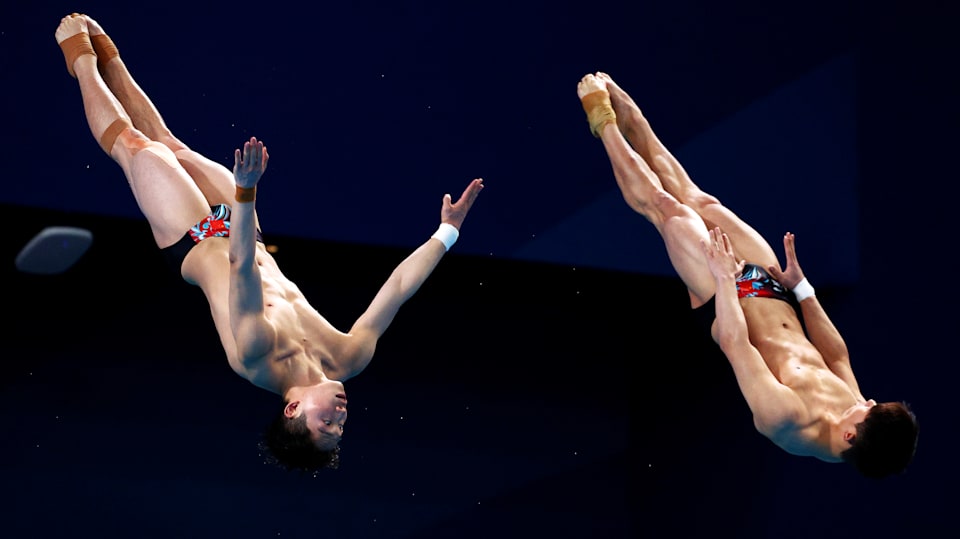 World Aquatics Championships Doha 2024 Wang Zongyuan and Long Daoyi