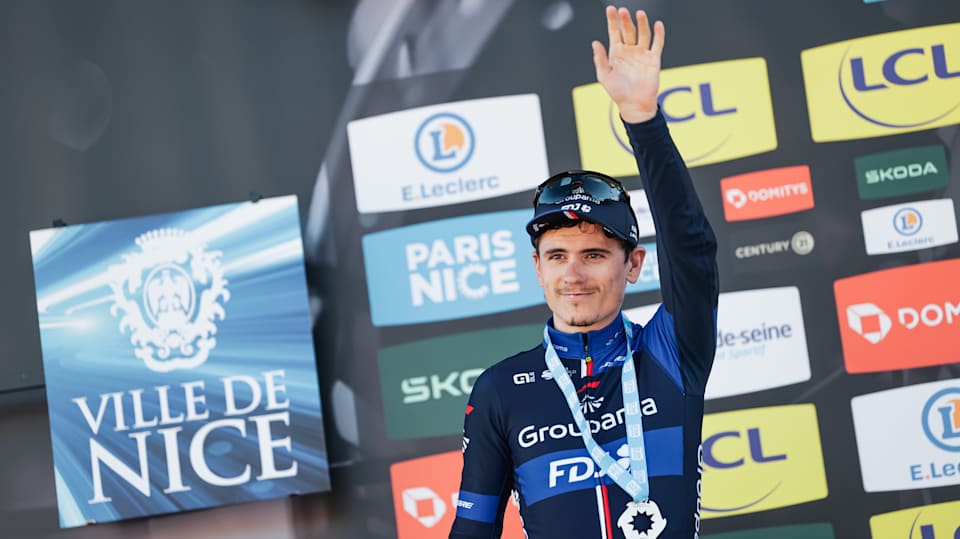 David Gaudu of France (Team Groupama-FDJ), silver medalist at the Paris-Nice 2023 road cycling race (Photo by A.S.O./Aurélien Vialatte)