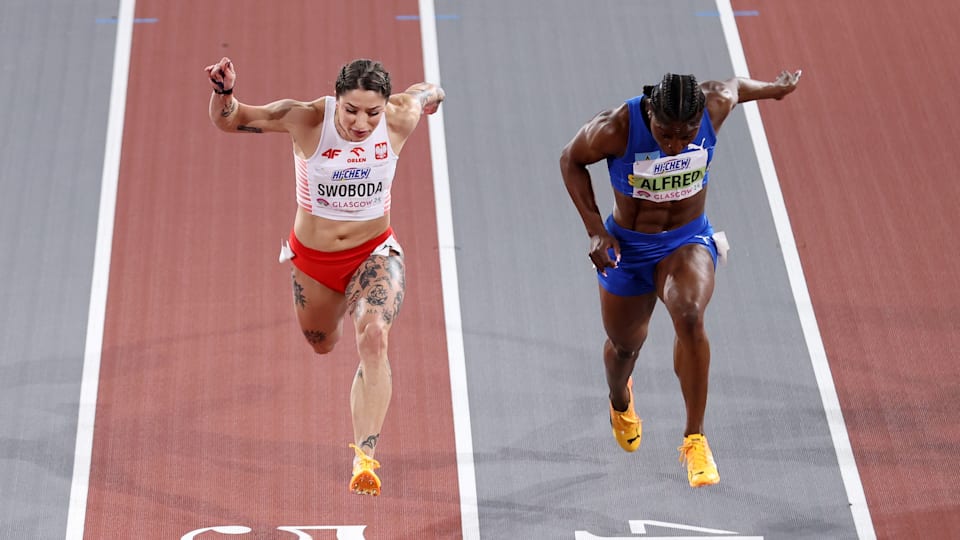 World Athletics Indoor Championships 2024 Julien Alfred claims