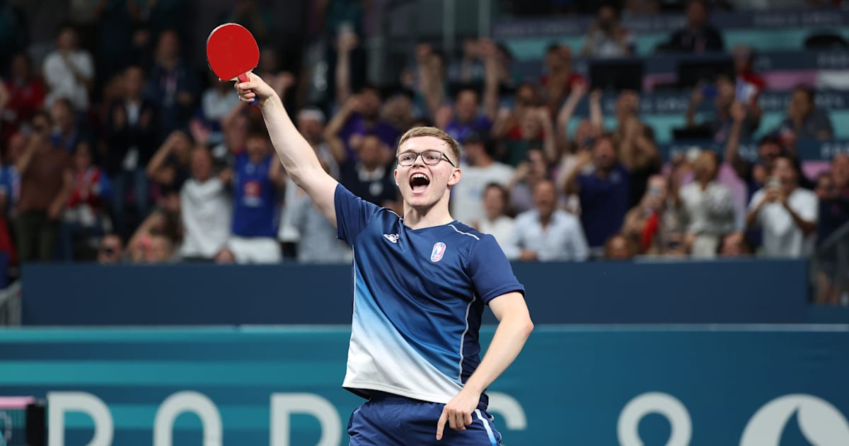 Table tennis: Alexis Lebrun dazzles home crowd with spectacular rally ...