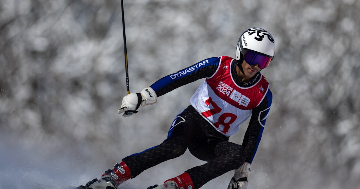 Winter Youth Olympics 2024 Sahil Thakur finishes 47th in giant slalom