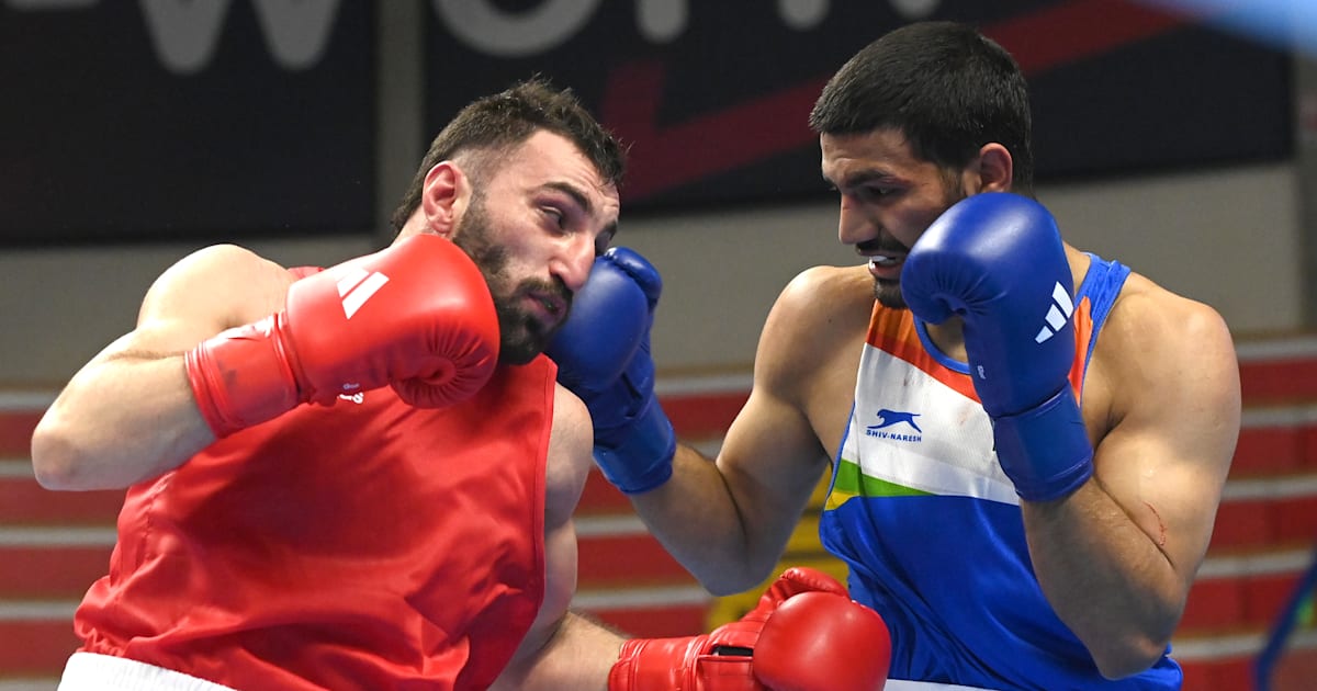 Lakshya Chahar Scores a Knockout at the 2024 World Olympic Boxing Qualification Tournament
