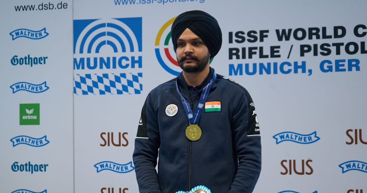 ISSF World Cup 2024 Munich Sarabjot Singh video highlights