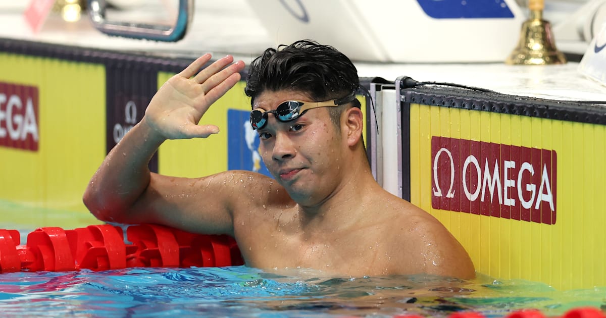 水沼尚輝が男子100mバタフライ日本新記録で決勝進出：第19回世界