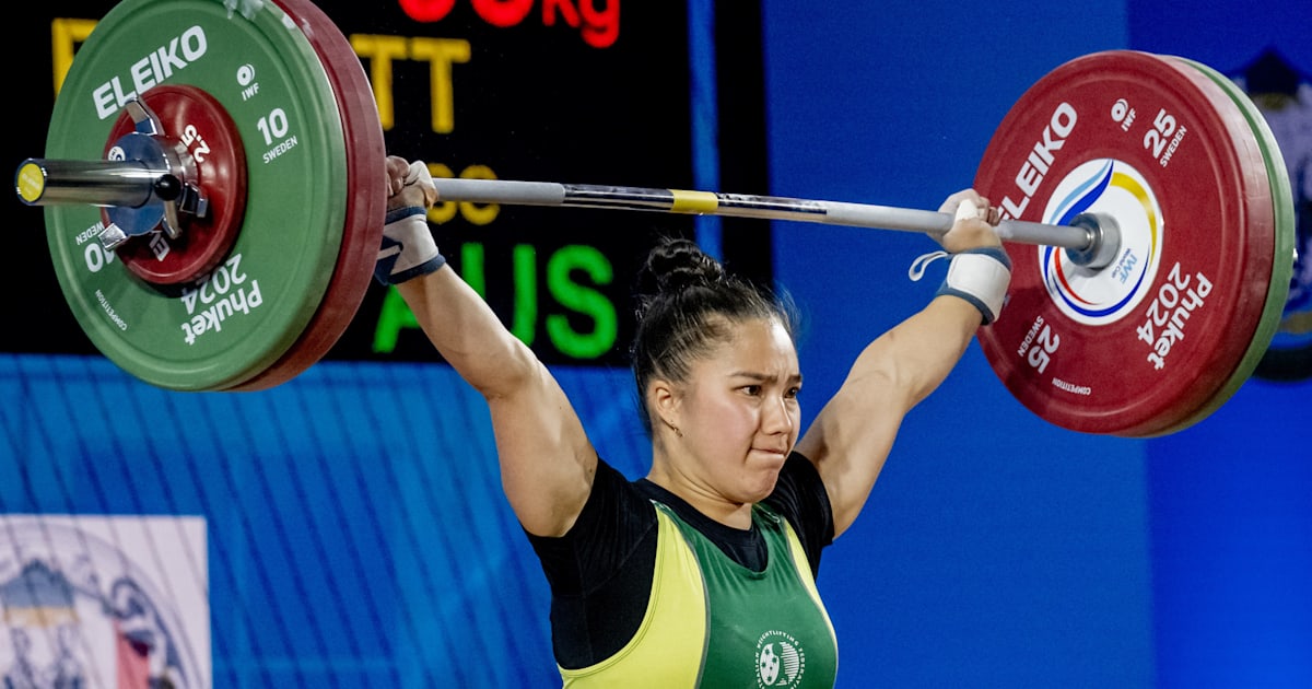 IWF World Cup 2024 Australia's Kiana Elliott finishes 19th in women's 59kg