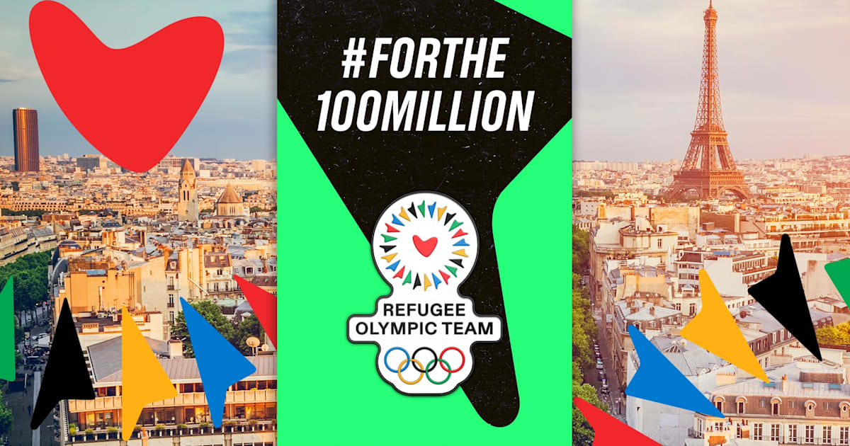 Refugee Olympic Team: first-ever pin design revealed on World Refugee Day