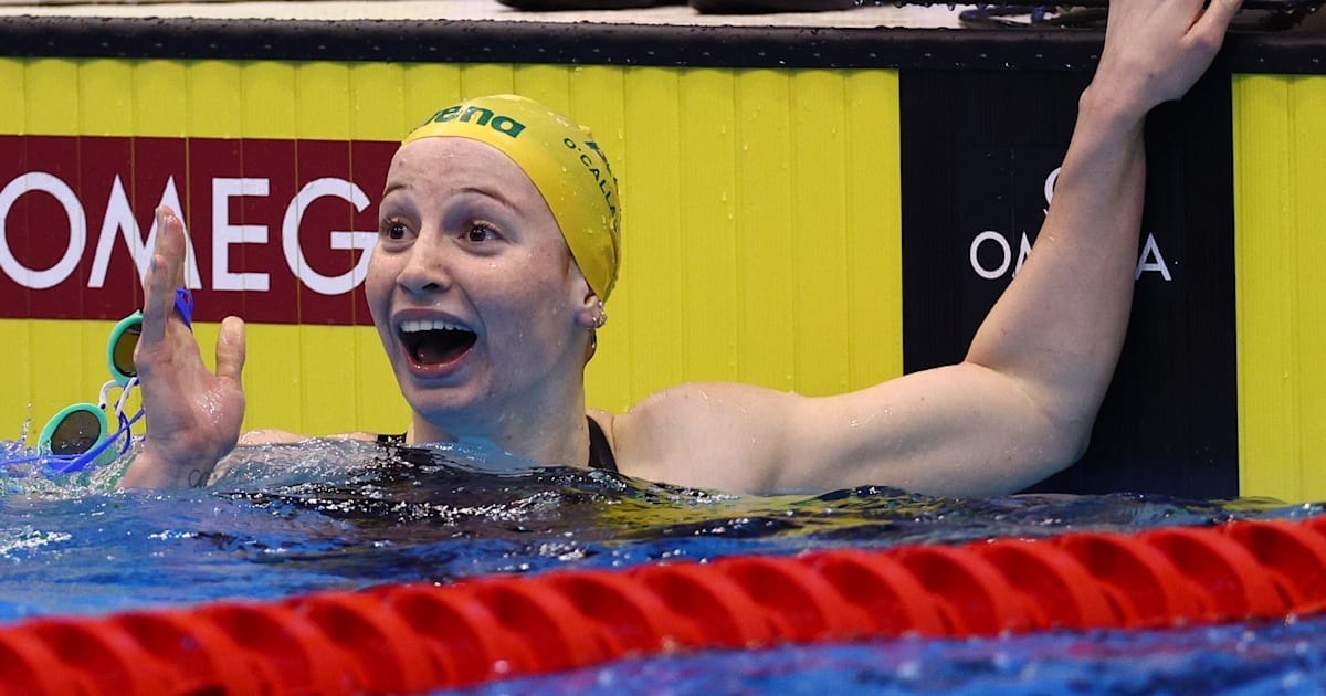 World Aquatics Championships 2023: Mollie O'Callaghan throws down world ...