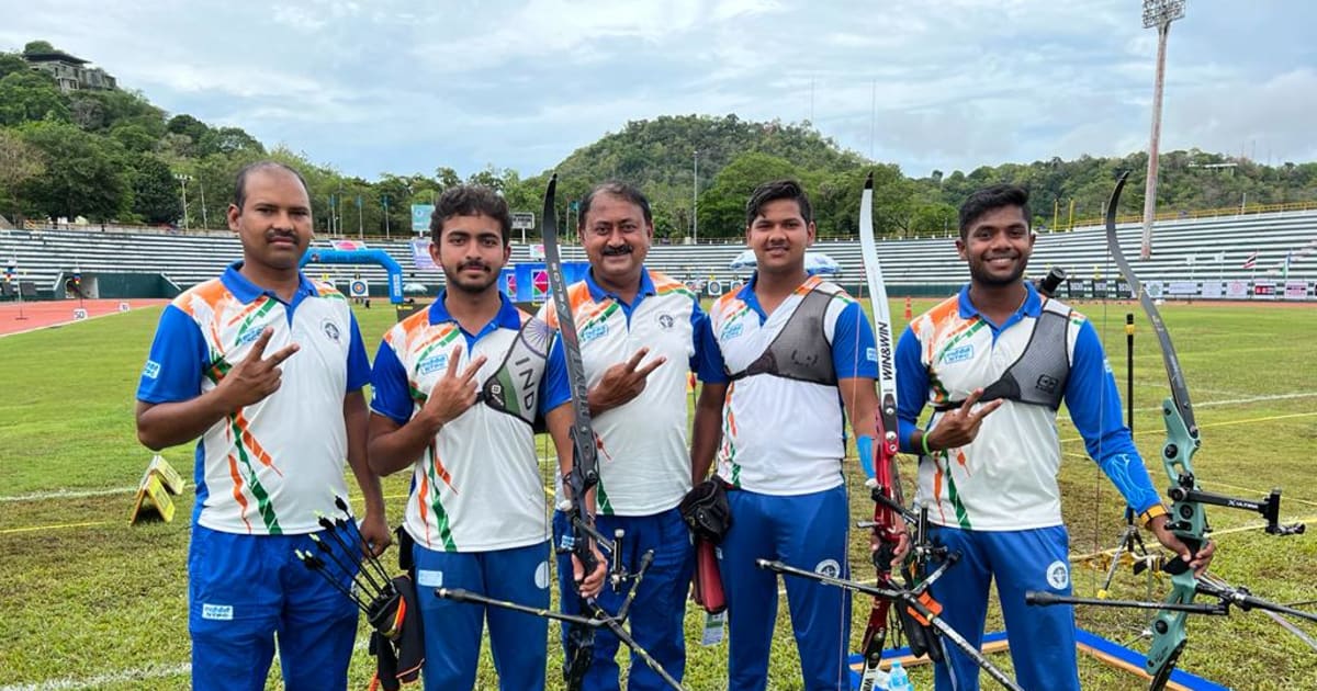 Archery Asia Cup 2022 stage1, Phuket India finish with eight medals