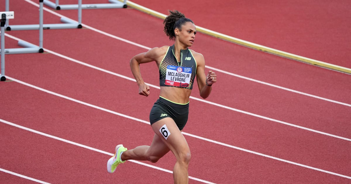 シドニー・マクラフリン＝レブローニが米国オリンピックチーム選考会の400メートルハードル決勝に楽々と進出、ダリラ・ムハマドも同様
