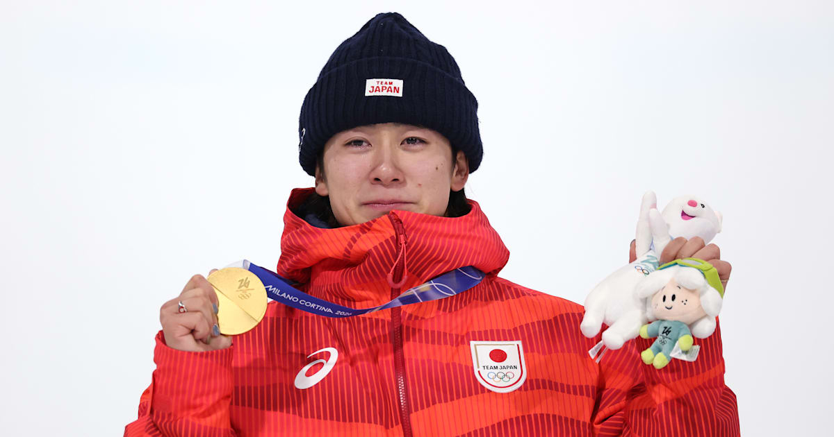戸塚優斗が嬉し涙の金 オリンピックで「やっと納得いくランを決められ