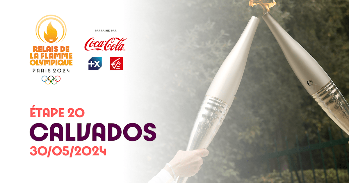 Olympic Torch Relay Stage 20 Calvados Olympic Games Paris 2024