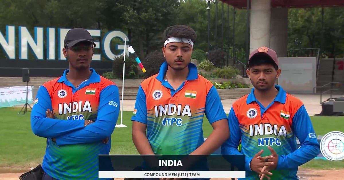 Indian U21 men’s compound team wins gold medal | World Archery Youth ...