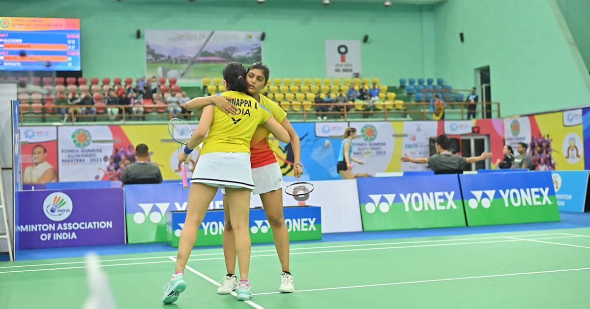 Guwahati Masters badminton 2023 Ashwini PonnappaTanisha Crasto win