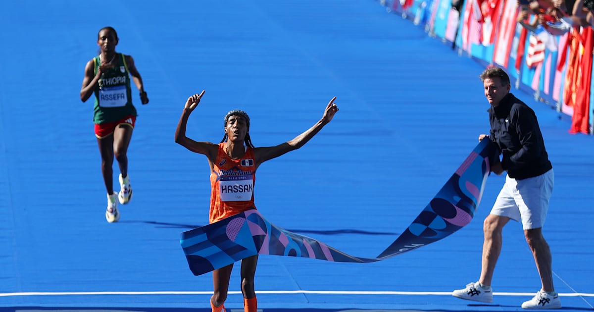 Sifan Hassan é ouro na maratona feminina e iguala marca de Emil Zatopek nos Jogos Olímpicos Paris 2024
 #ÚltimasNotícias #Portugal