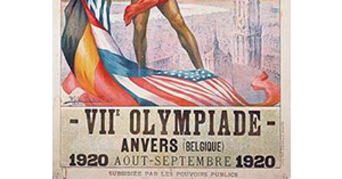 1920-2020, le centenaire des JO d'Anvers : Un drapeau, cinq