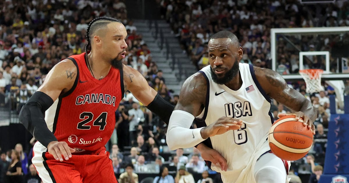 USA beat Canada in Paris 2024 men’s basketball warm-up; Canadians name Olympic roster