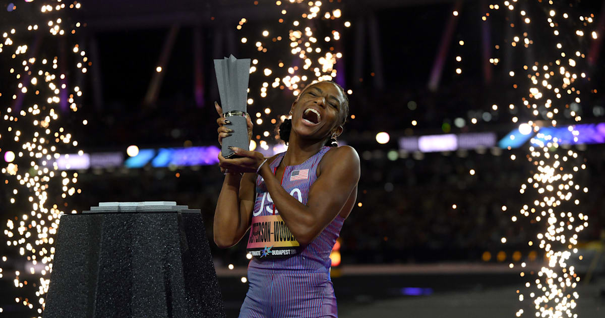 World Athletics Ultimate Championship 2026: Melissa Jefferson-Wooden uses 2026 world best time to win women's 100m