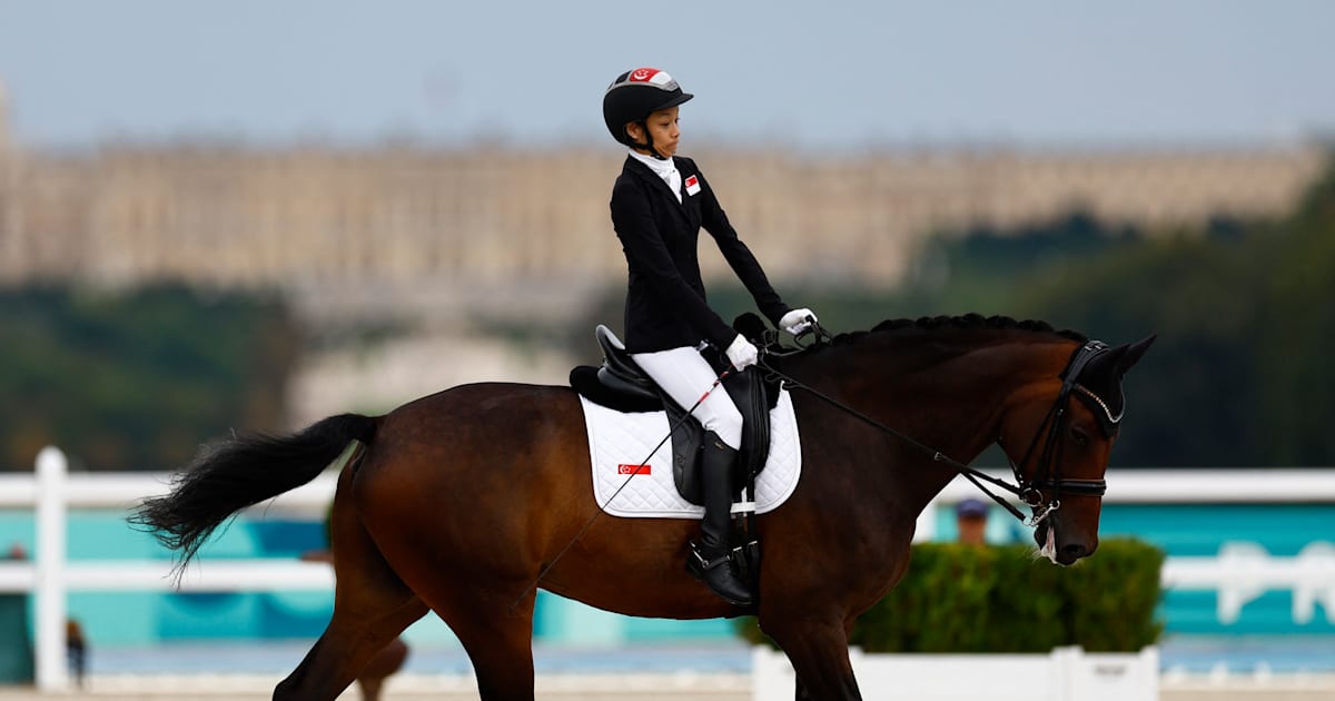 Para rider Laurentia Tan cannot hear, but uses her other senses to “visualize” music and dance with her horses