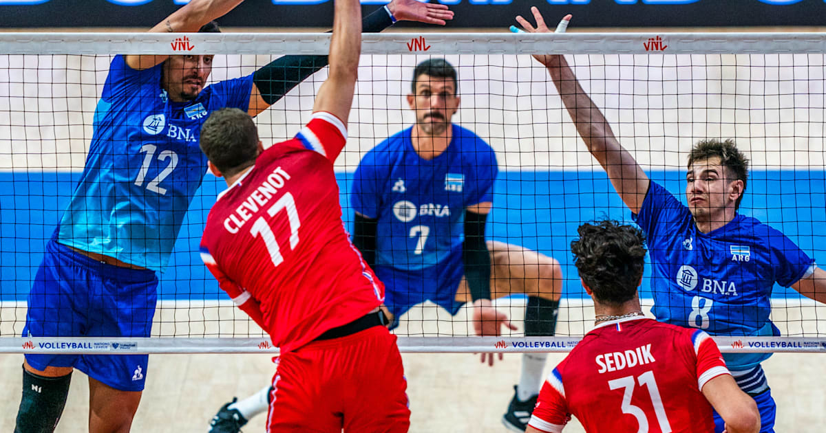 VNL Masculino 2024. Eslovenia vs Argentina, fecha, hora y dónde ver el