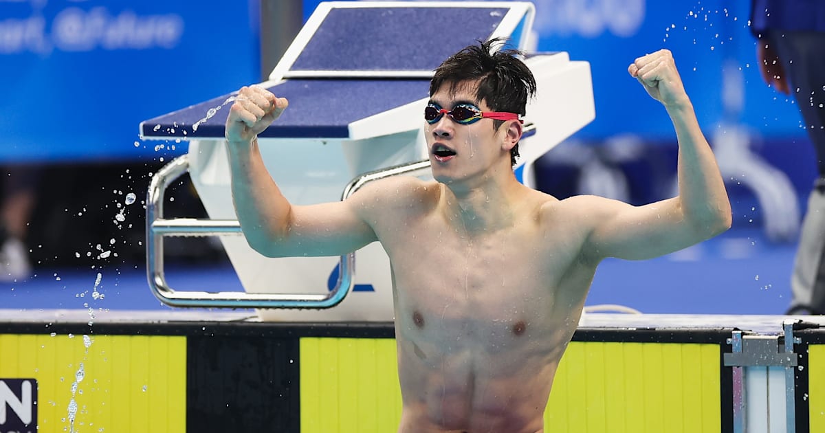 Swimming, World Championships Doha 2024 Fast finish sees Pan Zhanle edge men