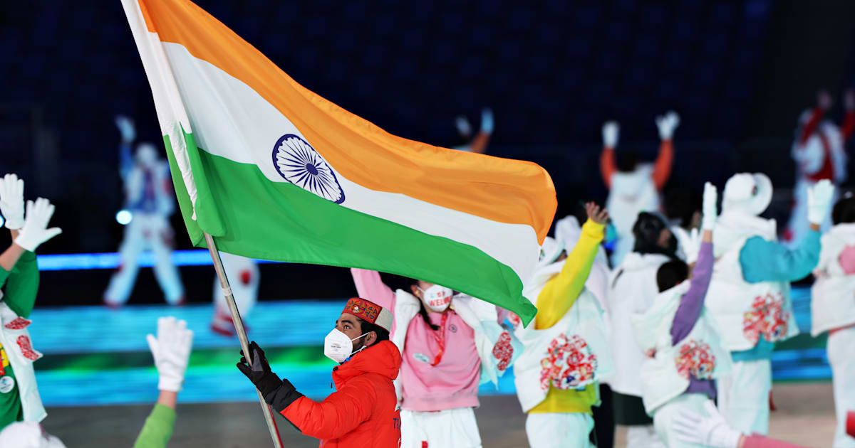 Winter Olympics India at the Parade of Nations