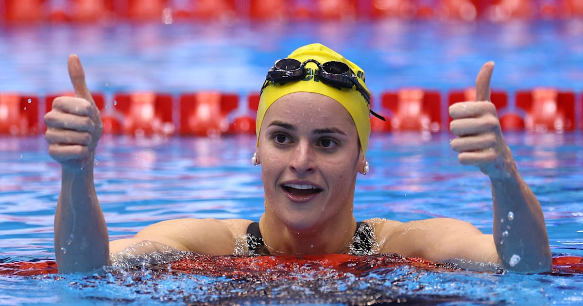 Kaylee Mckeown Nearly Beats Her 100m Backstroke World Record