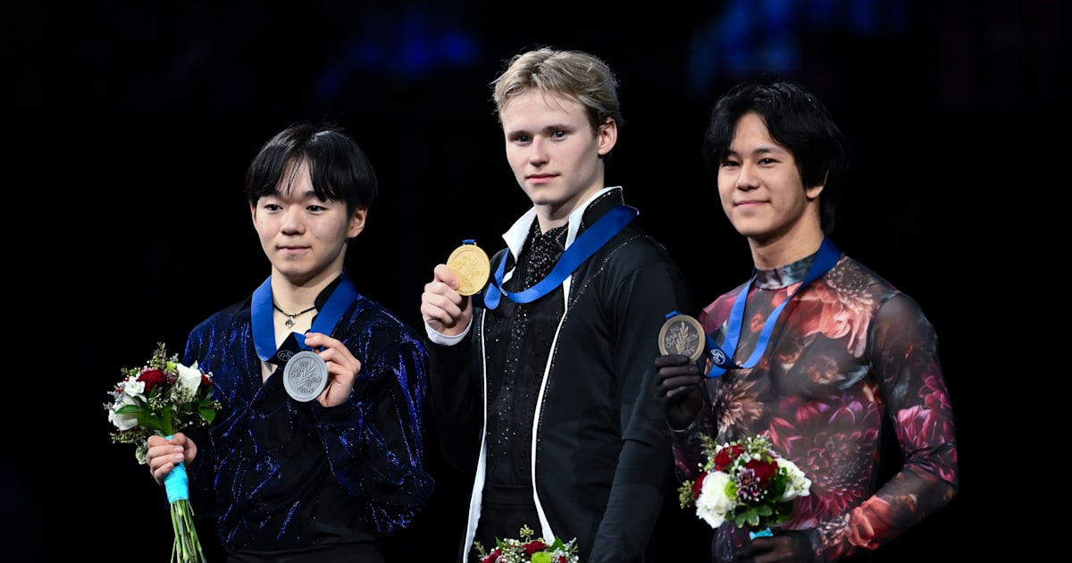 鍵山優真が準優勝、宇野昌磨は4位…マリニンがFS世界歴代最高得点で