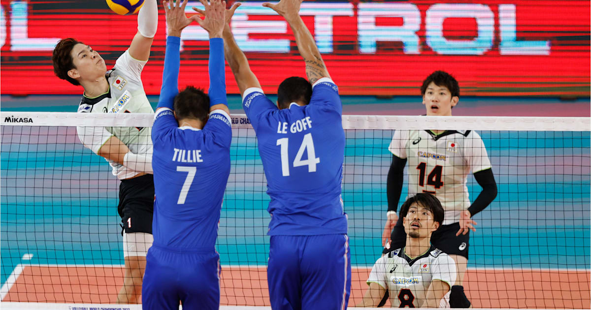Risultato Francia Giappone · Mondiale Pallavolo 2022 Francesi