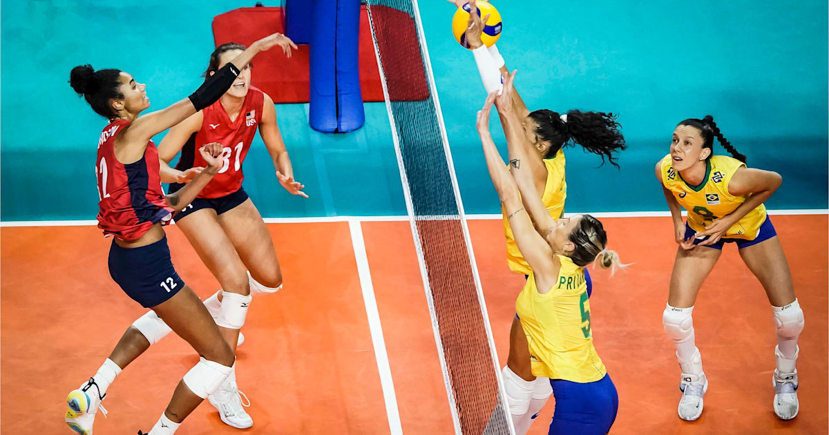 Liga das Nações de Vôlei: EUA supera o Brasil