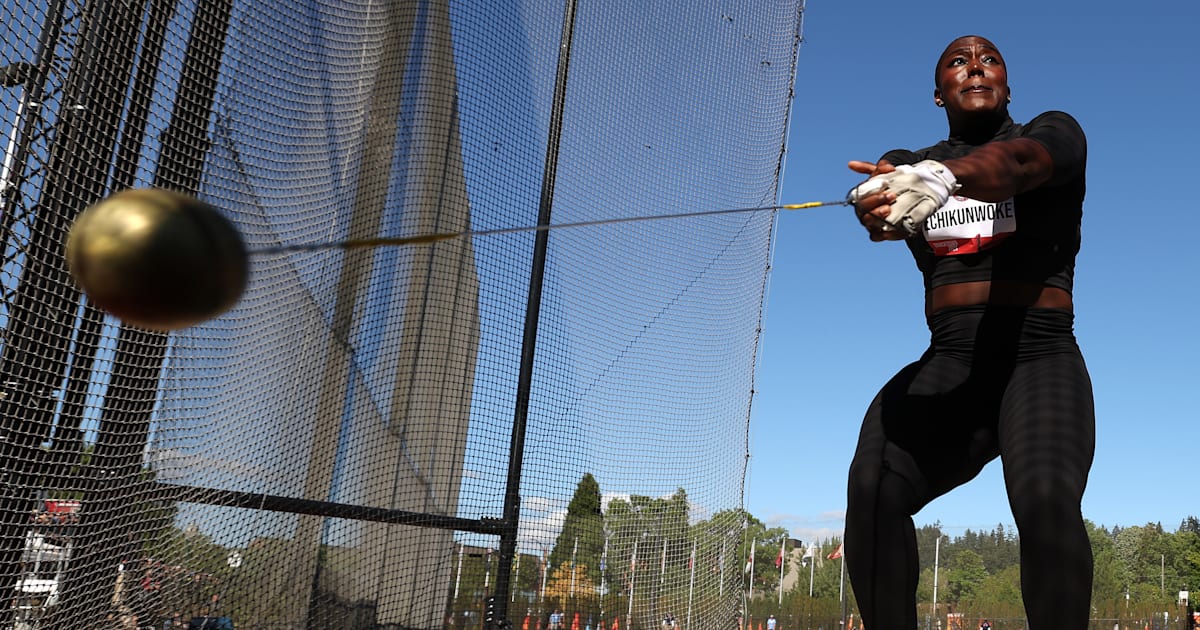 U.S. Olympic Team Trials Echikunwoke earns hammer throw win