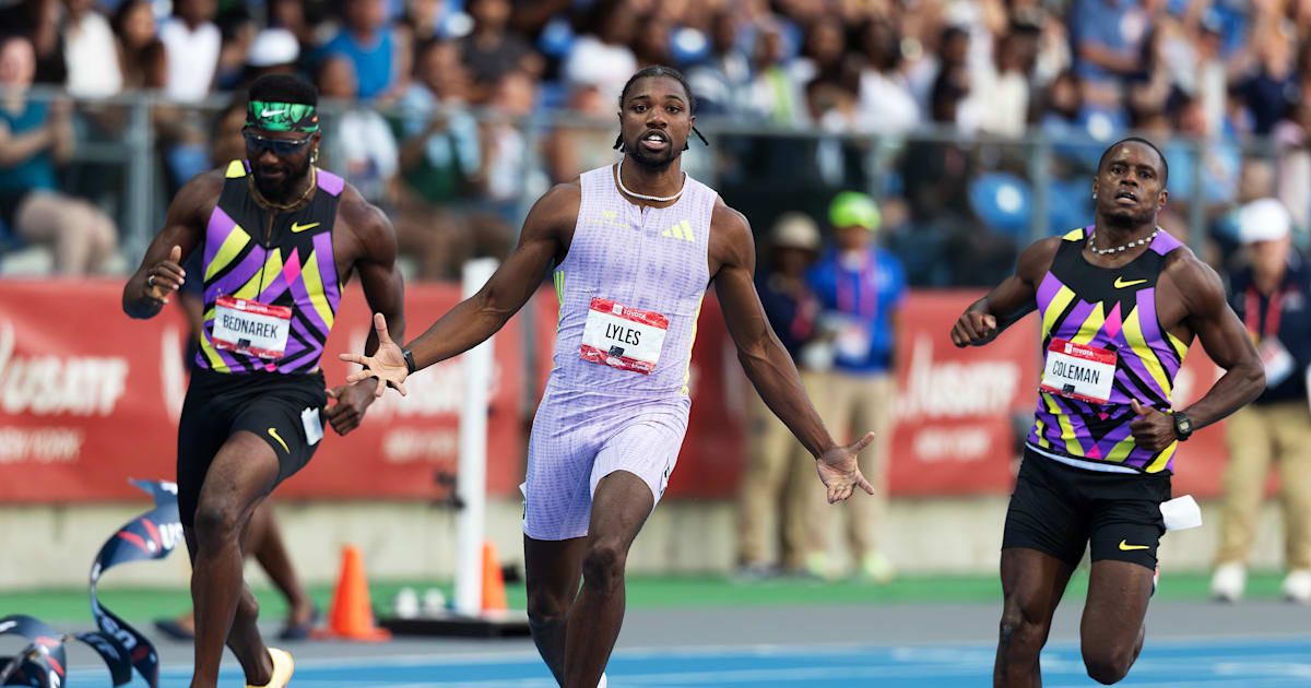 USA Track and Field Championships 2026: Noah Lyles has sprint double within reach after 100m win, books place in 200 final