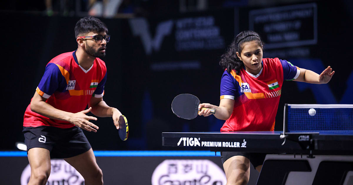 Manush Shah-Diya Chitale Win Mixed Doubles Table Tennis Title