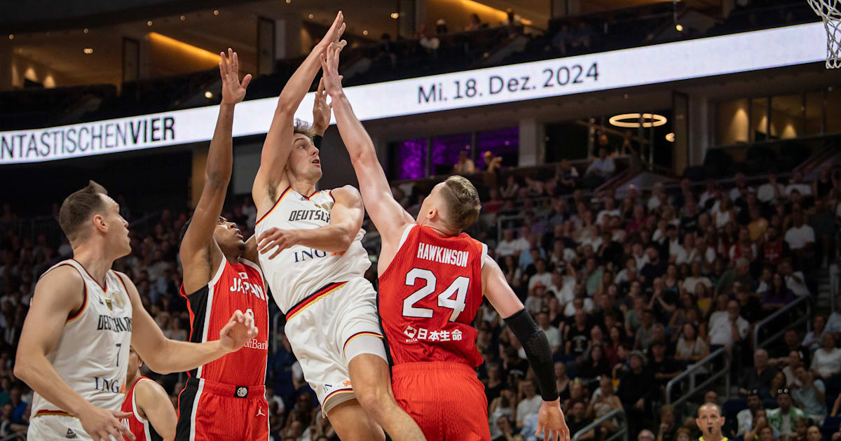 Deutsche BasketballMänner bei Paris 2024 Kader und Spielplan für die Olympischen Spiele