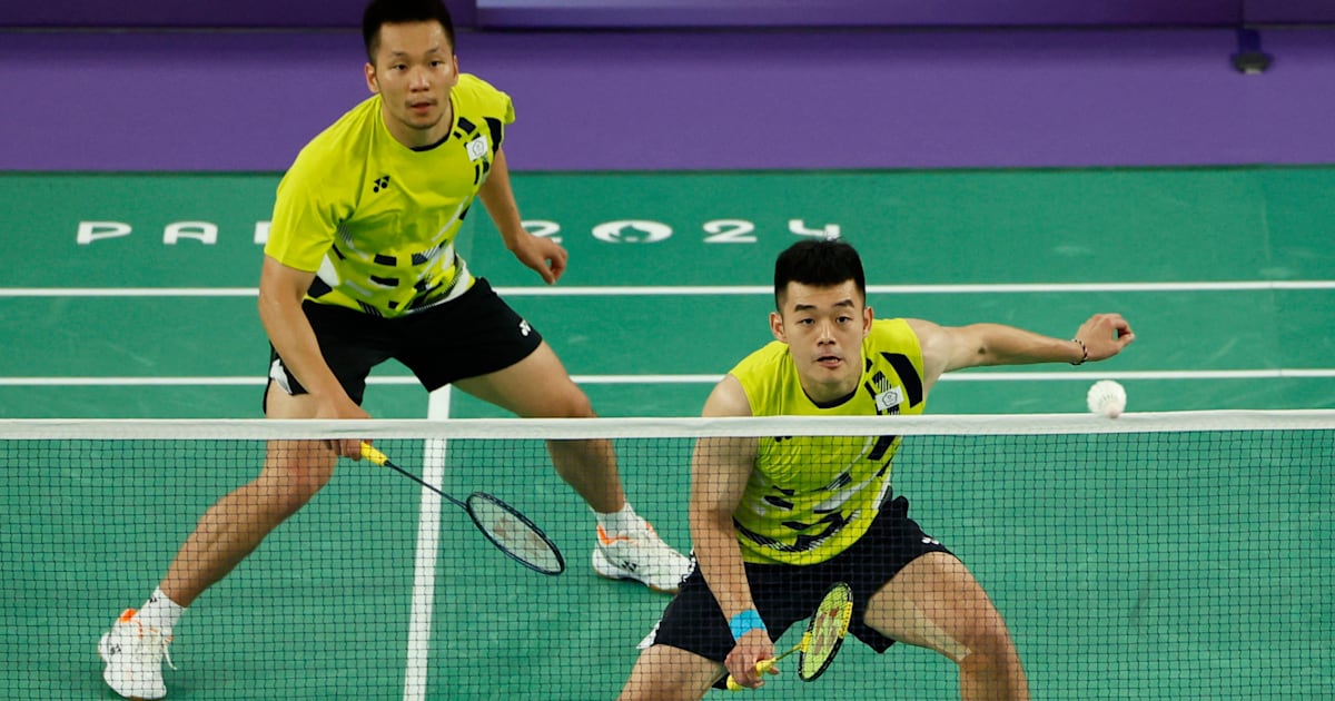 Paris 2024 badminton: Chinese Taipei's Lee/Wang go back-to-back in men's doubles