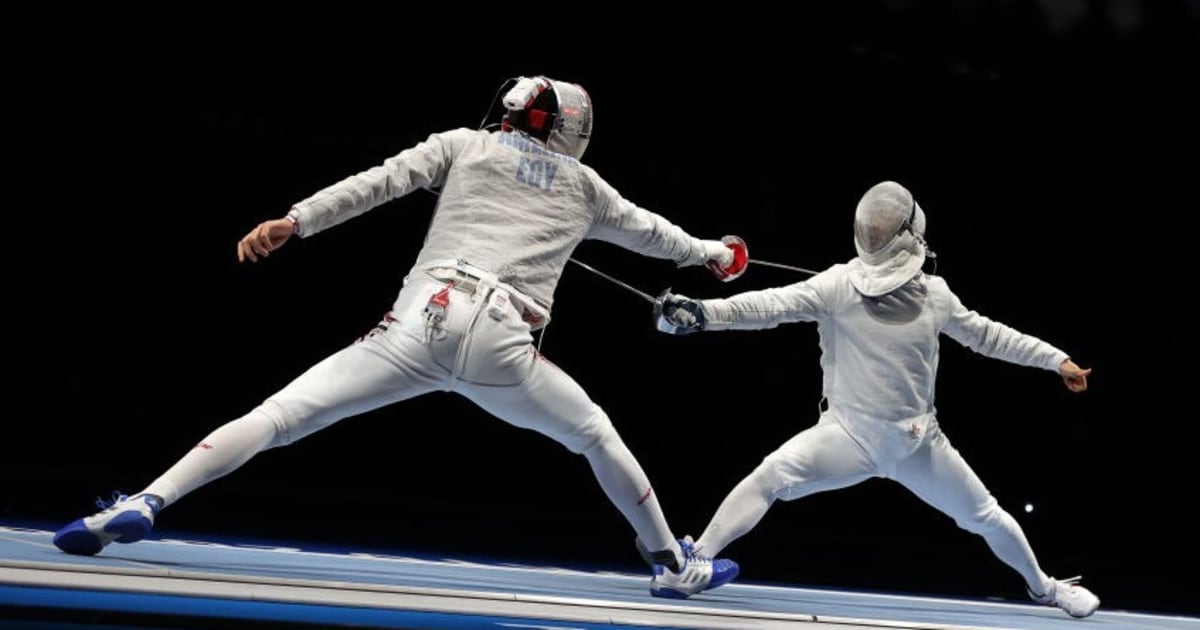 Blue/Finals Piste Men's Sabre Team Fencing Tokyo 2020 Replays