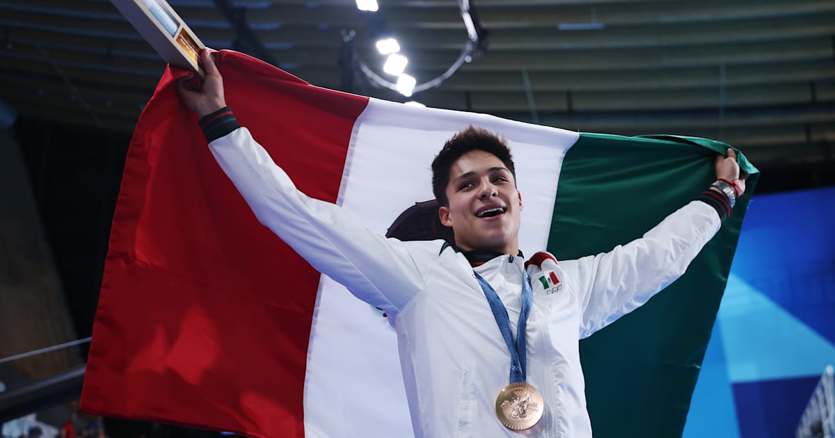 Osmar Olvera, full of medals for history in Paris 2024