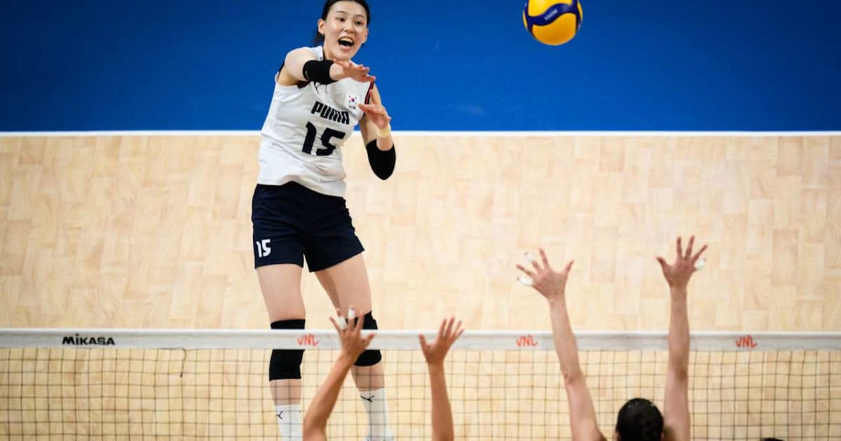 여자 배구 2025 VNL: 대한민국 3-2 캐나다