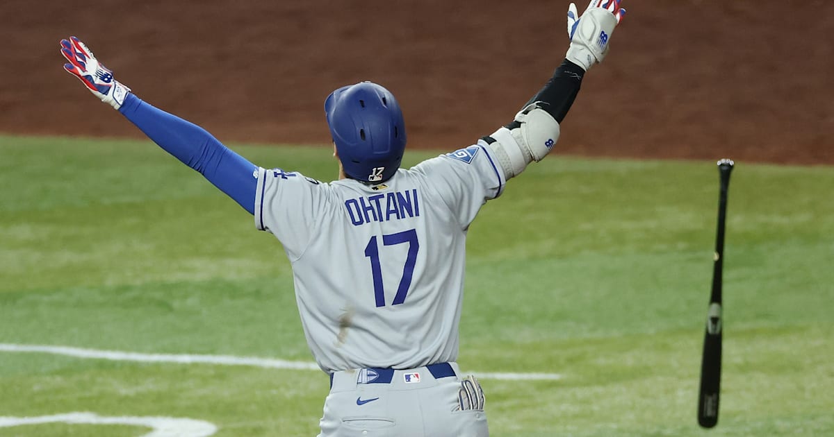 大谷翔平が9回に第12号決勝3ランホームラン！ドジャースはダイヤモンド