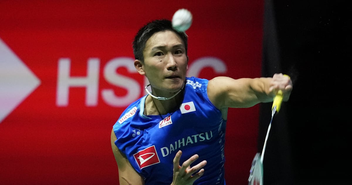 Badminton BWF Kumamoto Masters Japan 2023 Momota Kento edges Loh