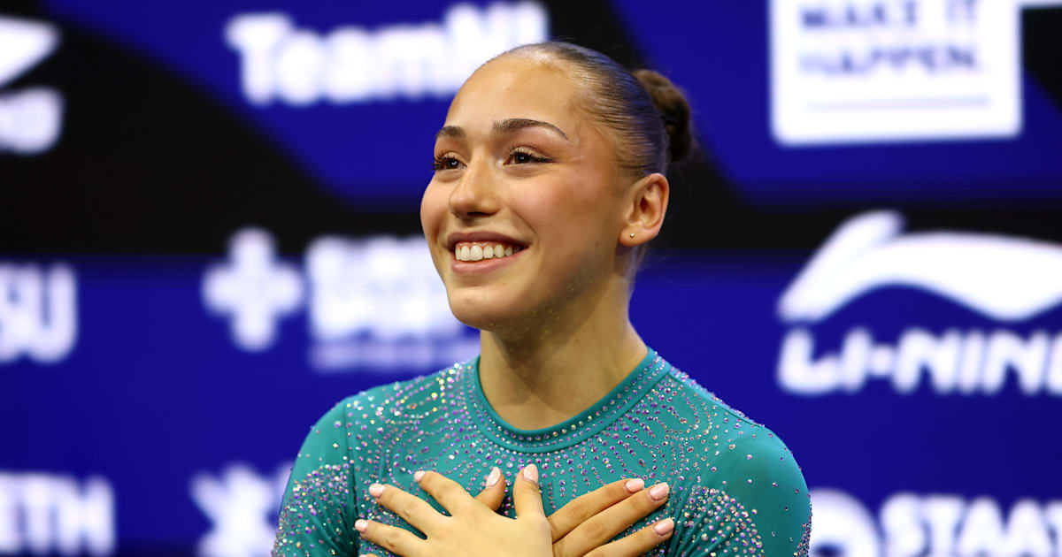 2026 Gymnastics Worlds: Kaylia Nemour completes her reset, global double with beam gold in Rotterdam