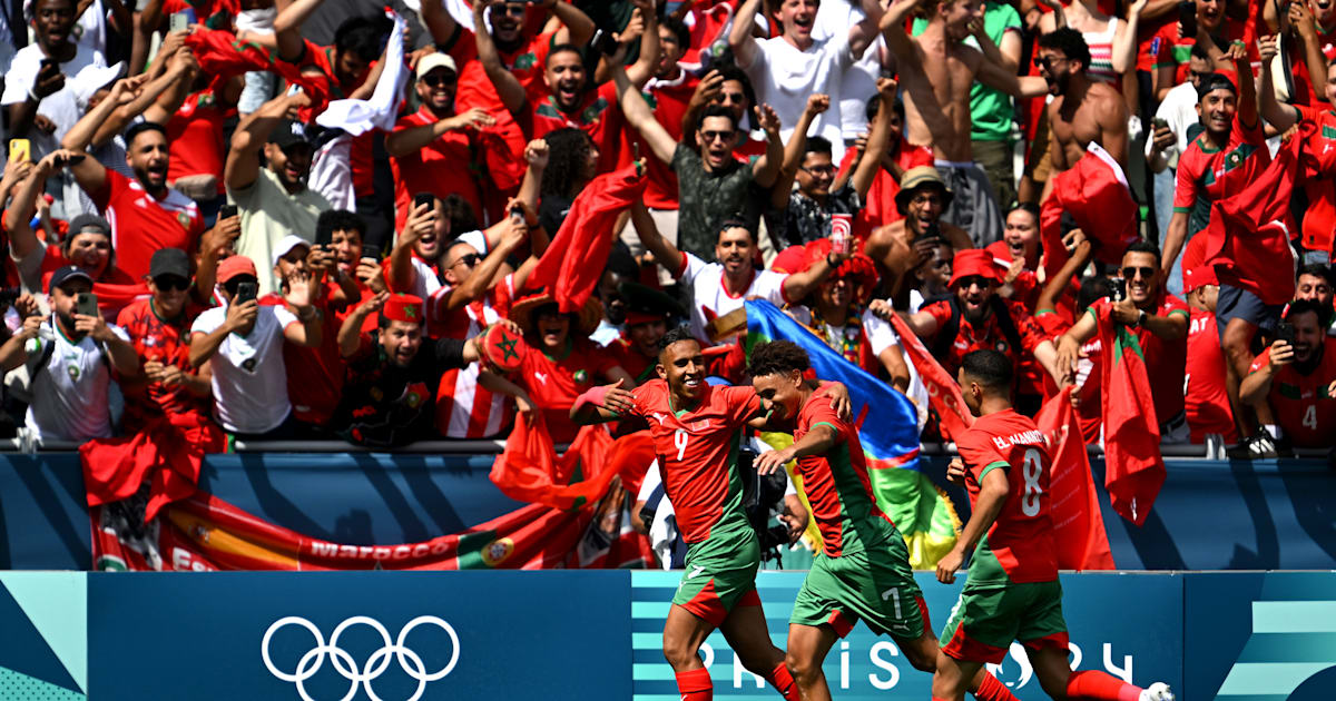 Morocco shocks Argentina in men's soccer opening match