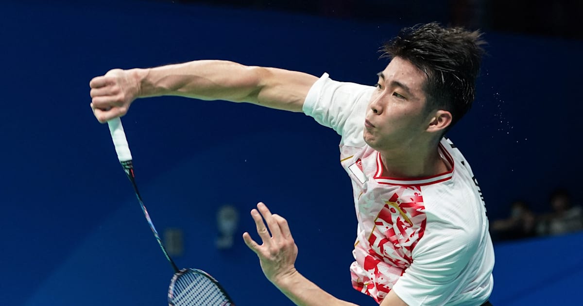 Badminton BWF Denmark Open 2023 Loh Kean Yew through to round two