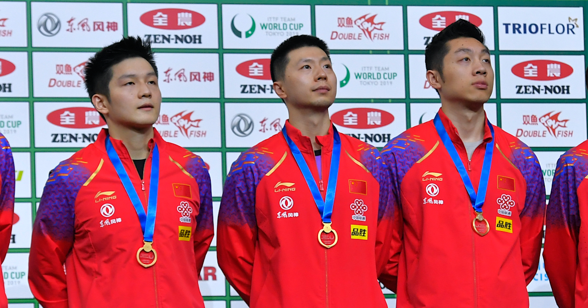 Fan, Ma, Xu win men's team title at Chinese internal tournament