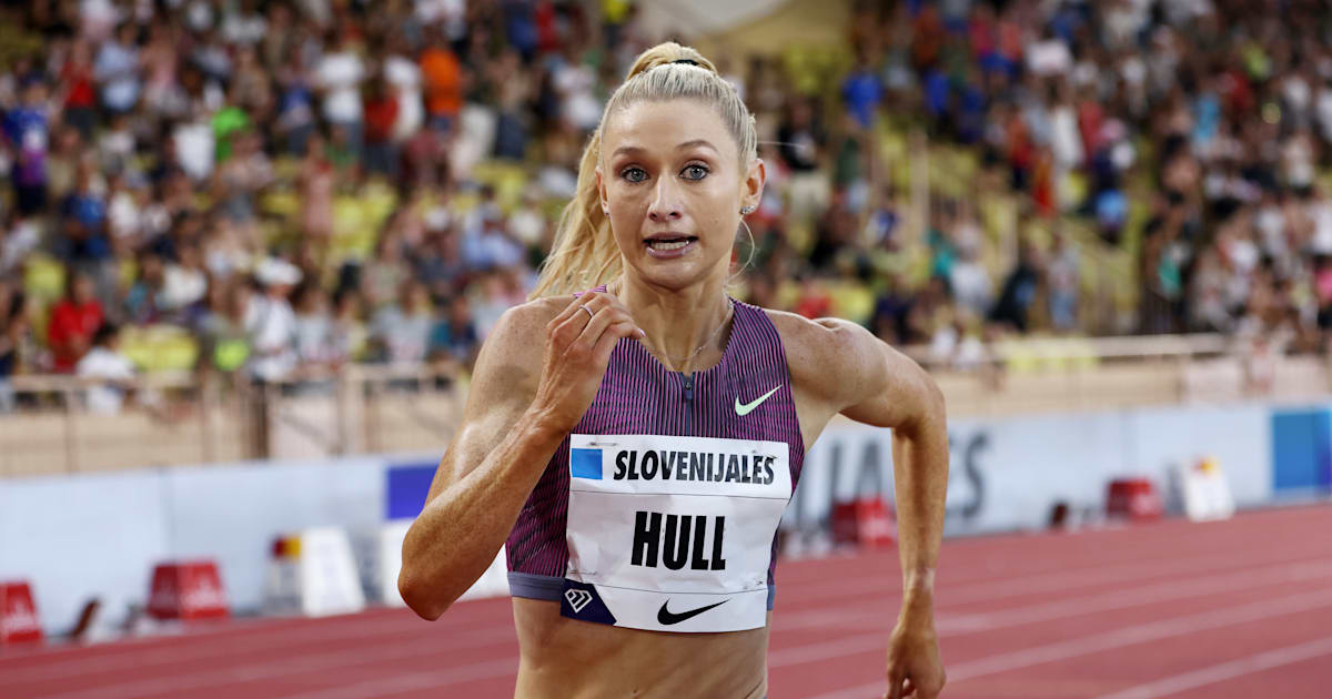 Jessica Hull breaks 2000m world record at Monaco Diamond League 2024