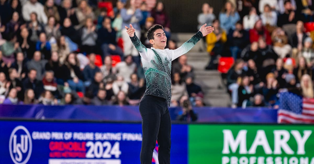 ISU Junior Grand Prix Final 2024 USA's Jacob Sanchez wins Junior Grand