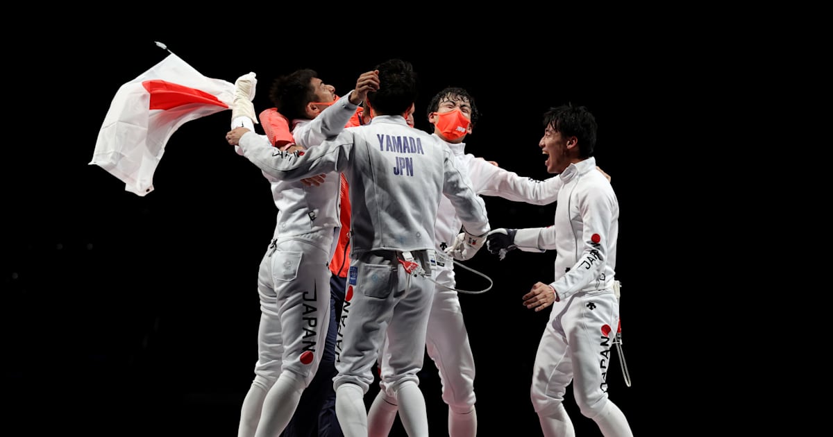 Japan Win First Ever Olympic Fencing Gold