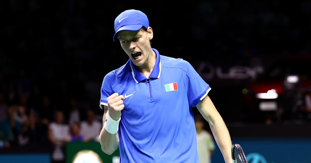 Jannik Sinner remains relentless to return defending champions Italy to the Davis Cup final