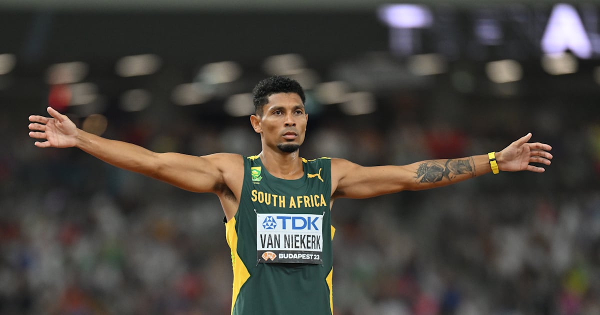 Le détenteur du record du monde Wayde van Niekerk ne participera pas au 400 m aux JO de Paris 2024