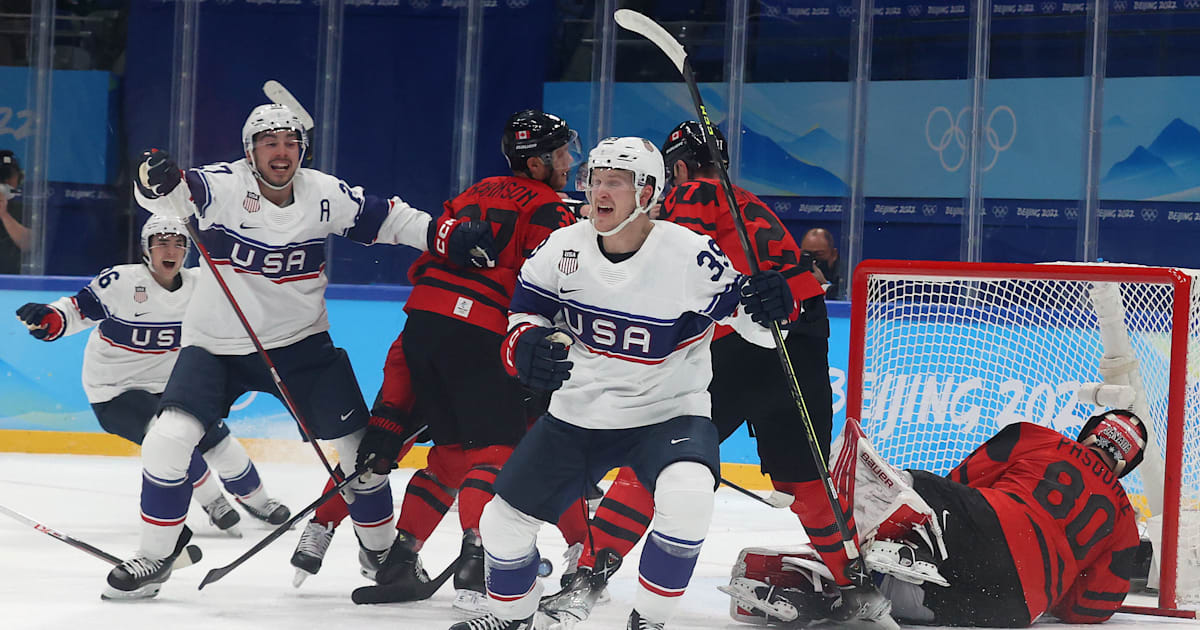 Canadá e Estados Unidos goleiam na estreia do Hóquei no gelo masculino -  Surto Olímpico